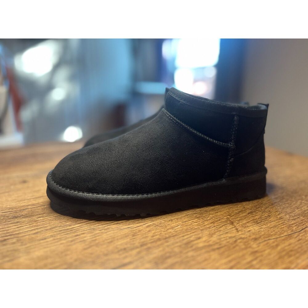 Portland Boot Company Lucy Black Suede Mini Boot Women's 7 NWT